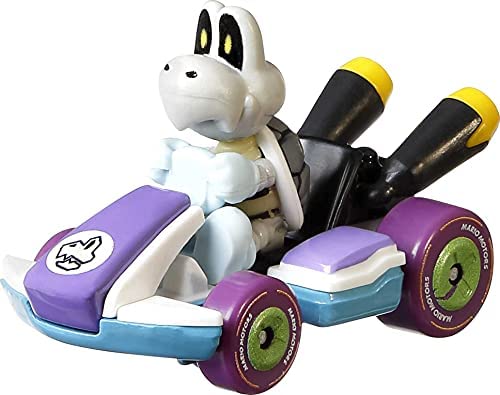 Hot Wheels GWB37 Mario Kart Die-Cast Character Replicas in 4-Pack Each Assortment Includes Fan-Favorite Characters and 1 Exclusive Ages 3 and older, Multicolor, 5.08 cm*3.175 cm*7.62 cm - Image 3