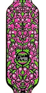 Osprey Twin Tip Longboard 39'' Canadian Maple Deck, Complete Skateboard, For Adults, Kids and Beginners, Multiple Colours