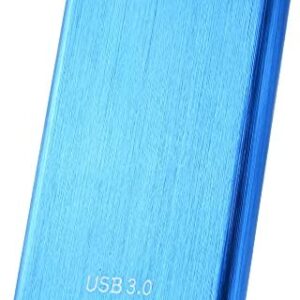 External Hard Drive 1TB 2TB Portable Hard Drive High Speed USB 3.1 External HDD Portable External Hard Drive Type-C for Mac, PC, Laptop A3(2TB Blue)