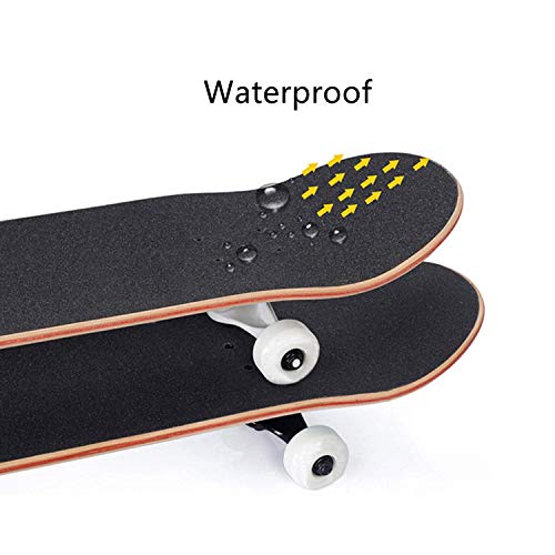 RaceBon Skateboard Grip Tape 84x23cm Non-Slip Griptape Coarse Grit Single Sheet (Black) - Image 4