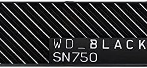 WD_BLACK SN750 1TB M.2 2280 PCIe Gen3 NVMe Gaming SSD with Heatsink up to 3400 MB/s read speed
