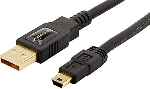 Amazon Basics USB 2.0 A-Male to Mini-B Cable - 3 feet (0.9 Meters)