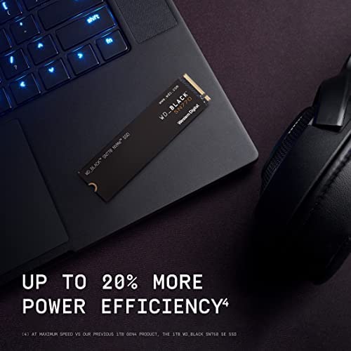 WD_BLACK SN770 1TB M.2 2280 PCIe Gen4 NVMe Gaming SSD up to 5150 MB/s read speed - Image 4