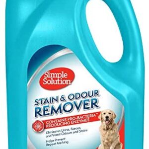 Simple Solution Dog Stain and Odour Remover | Enzymatic Cleaner with Pro-Bacteria Cleaning Power - 4 Litres