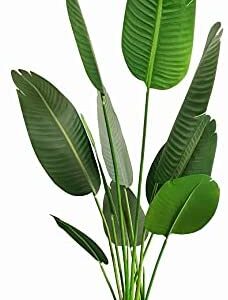 BEGONDIS Artificial Tropical Palm Tree Fake Plant for Indoor Outdoor, Perfect Faux Plants for Home Garden Office Store Decoration.