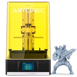 ANYCUBIC 3D Printer Photon Mono X 4K UV Light Curing LCD SLA Resin 3D Printer with 3840*2400 HD Monochrome LCD Screen, Fast Printing and Wifi APP Remote Control, Print Size 7.55"x4.72"x9.84"