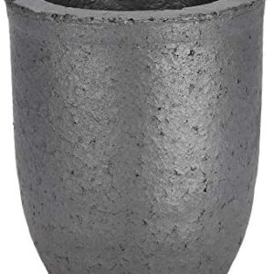 Jadpes Graphite Crucible Furnace,6Kg Silicon Carbide Melting Tool Graphite Furnace Graphite Crucibles Cup Casting Graphite Tongs Furnace Casting Crucible Melting Tool for Gold Silver Aluminum