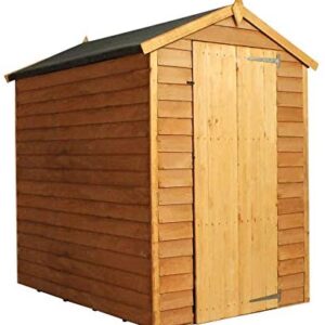 WALTONS EST. 1878 Wooden Garden Shed 6x4 Outdoor Storage Building, Windowless, Apex Roof (6 x 4 / 6Ft x 4Ft)