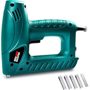 Electric Brad Nailer, NEU MASTER Staple Gun N6013 with Contact Safety and Power Adjustable Knob for Upholstery and Home Improvement