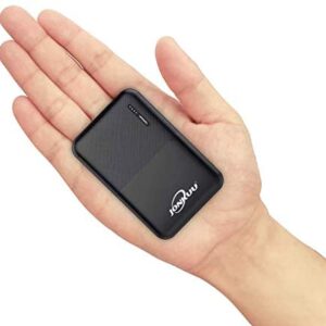 Portable Power Bank Chargers 10000mAh, High Capacity External Battery Packs 2.4 A 2 Ports with USB Type C Compatible for iPhone Samsung Android Mobile Phone Nintendo Switch and Tablets (10000mah)