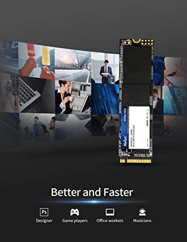 Netac Internal NVMe SSD 250GB, M.2 2280 PCIe, Gaming Internal Solid State Drive, 3D NAND Flash, for Game Loading, Office, Video Clip and Design - Image 3