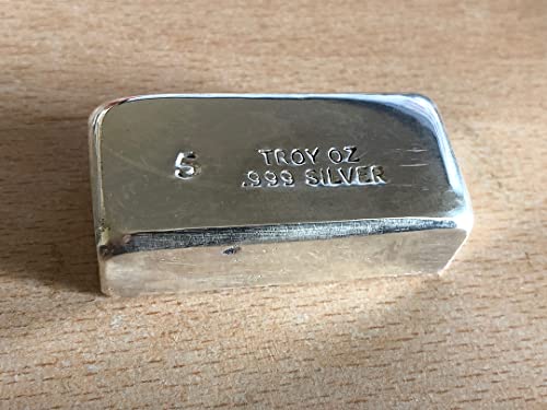 5 Troy oz Silver Bar - Sideways - Image 5