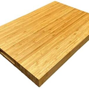 Bramley Power Bamboo Wood Kitchen Carving Butchers Chopping Board (Butchers Block Large)