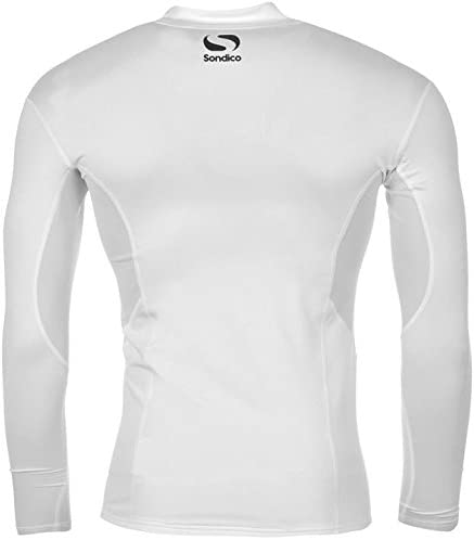 Sondico Kids Base Layer Mock Top Junior Long Sleeve Compression Fit Sports - Image 3