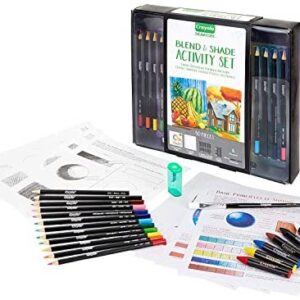 Crayola Blend & Shade Activity Set, Adult Coloring Art Set, 40Piece, Gift