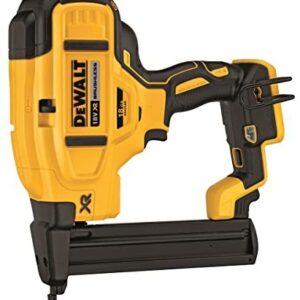 DEWALT DCN681N Cordless XR Brushless Narrow Crown Stapler, 18 V, Yellow/Black, 18 Gauge