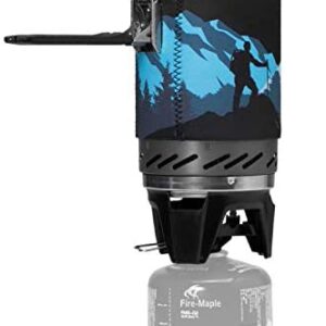 Fire-maple FMS-X2 Fixed Star 2 Personal Cooking System Outdoor Hiking Camping Equipment Oven with Piezo Ignition POT Support & Stand - Portable Propane Gas Stove Burner