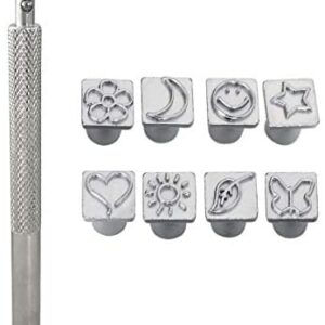 Metal Letter and Number Stamps Punch Set for Leather Craft Stamps Tools Art Steel Punch Metal Leather Punching Tools Stamps Tools