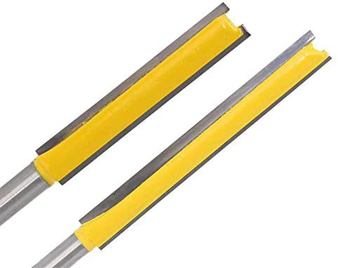 Gasea 2pcs 1/4 Shank Extra Long Straight Router Bit 2" 3" Long Cutting Trimming Cutter for Woodworking - Image 5