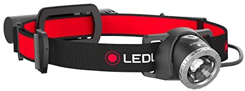 Ledlenser Rechargeable Headlamp, Black/Red - Image 4
