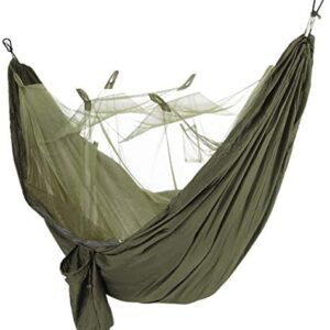 Highlander Crusader Hammock ― Free Mosquito Net, Hanging Kit & Tarp Included ― Lightweight & Durable ― Perfect for Trekking, Bushcraft, Camping, Jungle Adventures