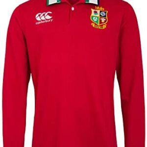 Canterbury Men's British and Irish Lions Rugby Long Sleeve Classic Jersey