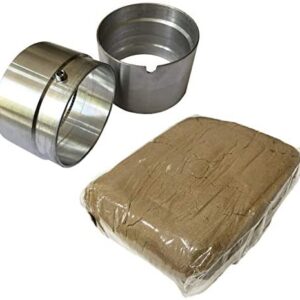 60mm Flask (NO Hole) & 1KG Sand Set Casting Kit Includes Traditional Casting Flask Delft Style (1280)