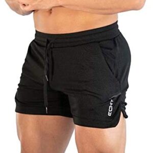 Superora Mens Running Gym Sport Shorts Breathable Outdoor Workout Training Shorts with Pockets