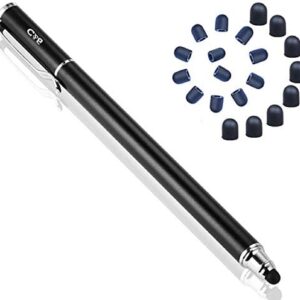 Bargains Depot B&D Universal Capacitive Stylus Pen 2-in-1 Styli Touch Screen Pen for iPad, iPhone, iPod, Tablet, Samsung, Galaxy, Huawei, Xiaomi(Black)