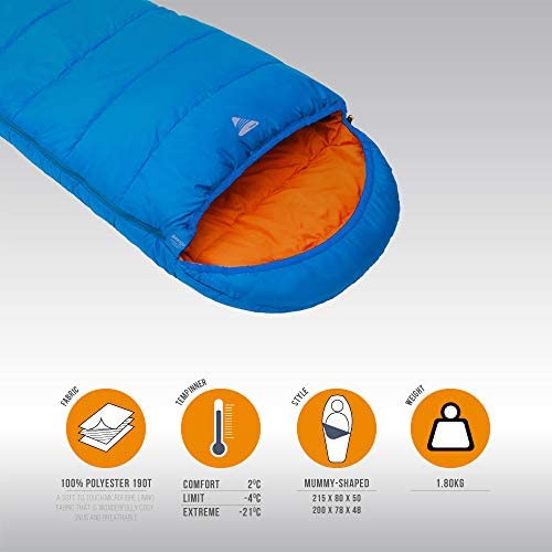 Vango Cadair Mummy Sleeping Bag - Image 4