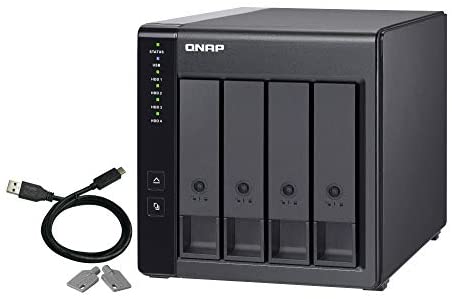 QNAP TR-004 4 Bay Desktop NAS Expansion - Optional Use as a Direct-Attached Storage Device