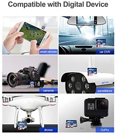 Netac 32GB MicroSDHC Memory Card, Micro SD Card R/W up to 90/10MB/s, TF Card 4K Full HD Video Recording, UHS-I, C10, U1, A1, V10, for Camera, Smartphone, Security System, Drone, Dash Cam, Gopro - Image 7