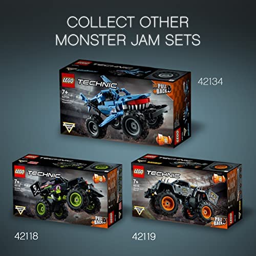 LEGO 42135 Technic Monster Jam El Toro Loco 2 in 1 Pull Back Truck to Off Roader Car Toy, Construction Set for Boys and Girls 7 Plus Years Old - Image 6