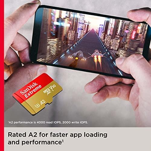 SanDisk Extreme 32 GB microSDHC Memory Card + SD Adapter with A1 App Performance + Rescue Pro Deluxe, Up to 100 MB/s, Class 10, UHS-I, U3, V30, Red/Gold - Image 5