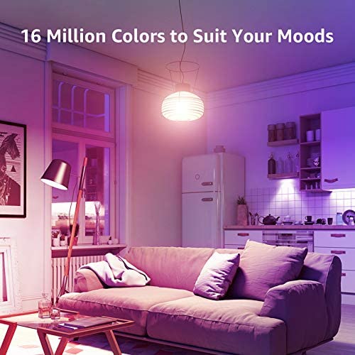 Lepro Smart Bulb, B22 Bayonet Smart Light Bulb, Colour Changing Smart LED Bulb, Dimmable Warm White to Cool Daylight WiFi Bulb, Works with Alexa and Google Home, 9W, 806lm, 2700K-6500K, 2.4GHz Only - Image 4
