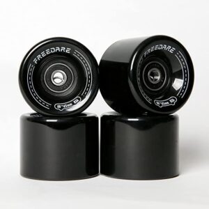 FREEDARE Skateboard Wheels with Bearings 52mm 54mm 60mm 70mm Street Wheels Skateboard Tricks(Set of 4)