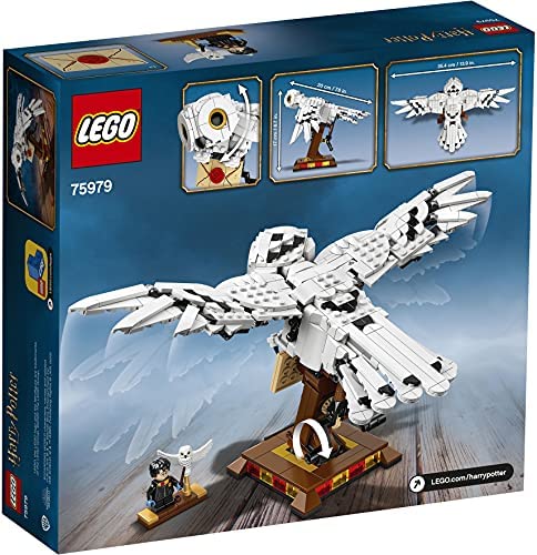 LEGO 75979 Harry Potter Hedwig the Owl Figure Collectible Display Model with Moving Wings - Image 17