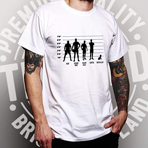 Novelty Sports T Shirt Rugby Vs Football Baby Lineup - Image 2