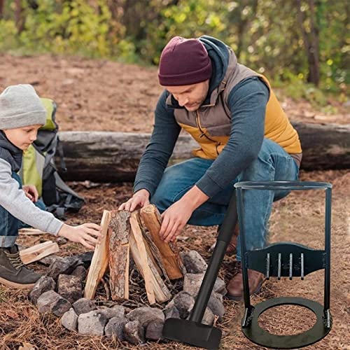 Cast Iron Manual Log Splitter - Kindling Cracker - Wood Kindling Splitter - Inertia Wood Splitter - Hand Cutter Wood Log Cracker Splitter For Campsite Home,A1 - Image 9