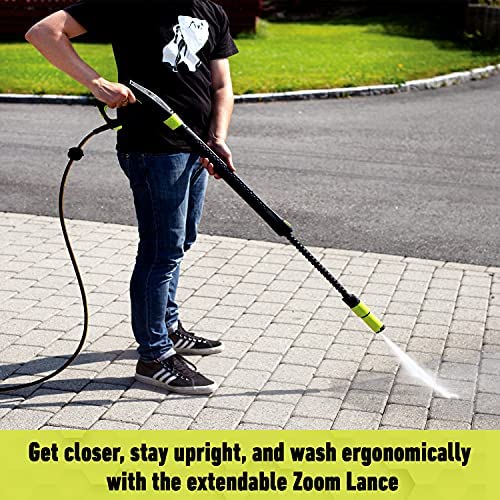 AVA Master P70 Pressure Washer, incl Patio Cleaner, High Power Jet Washer For Car Wash, Garden & Patio Cleaning, 145 Bar 500 L/H 2100 W, Incl Zero-Force Gun, Follow-Me Hose Reel, Zoom Lance - Image 3