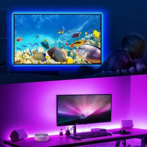 LED Strip Lights, TV LED Backlights 6.56ft for 40-60in TV, USB Powered Multi Color Mood TV LED 24 Key Remote Controller, Home Cabinet Wedding Lighting Decoration - Image 7