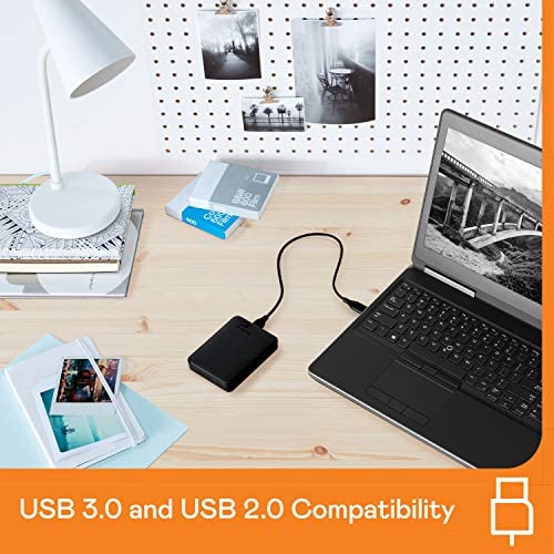 WD 1 TB Elements Portable External Hard Drive - USB 3.0, Black - Image 3