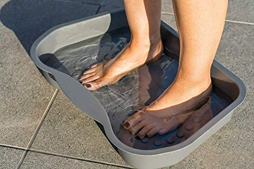 Unibos Foot Bath Tray Accessory for Hot Tubs and Spa Pools Non Slip Heavy Duty Design