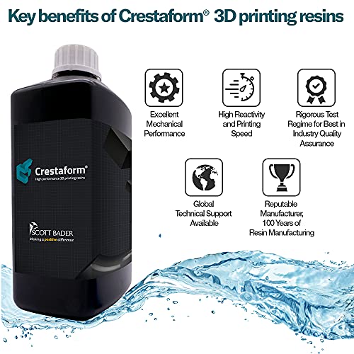 3D Printer Resin 1000g By Scott Bader | Crestaform® High Performance 3D Printing Resin | High Precision and Quick Curing 3D Resin For LCD/DLP/SLA 3D Printers | 1000g Rapid Blue | Made In The UK - Image 2