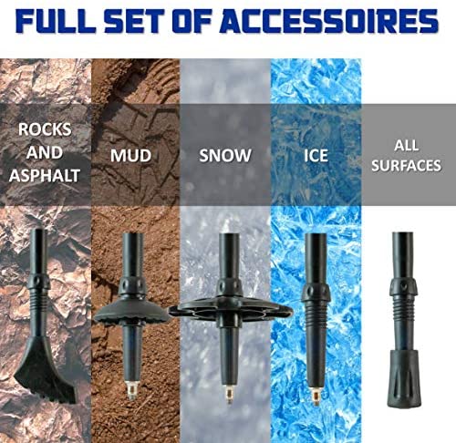ALTAITREK PRO Telescopic carbon fiber trekking poles with quick locking system, ultralight for hiking, mountain, camping. Natural cork handle. Sticks. Baton. Pair - Image 5