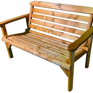 Simply Wood Ceremony Wooden Garden Bench 4ft (2 Seater) - SALE!!! SALE!!! SALE!!!