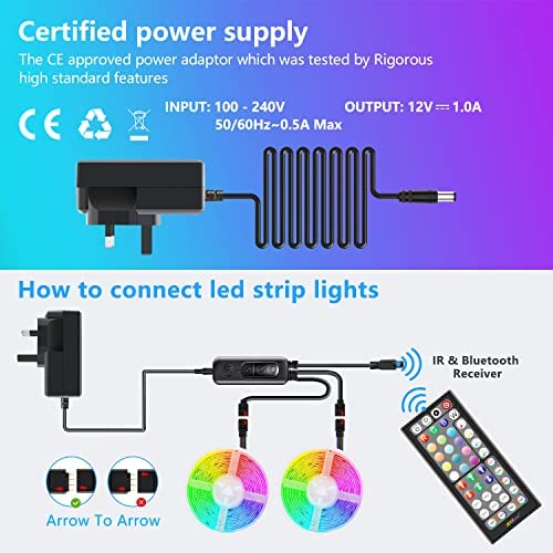 LED Strip Lights 20M Ultra-Long LED Lights Strip Music Sync, App Control with Remote, LED RGB LED Lights for Bedroom, DIY Color Options LED Tape Lights for Bedroom Ceiling Under The Cabinet - Image 2