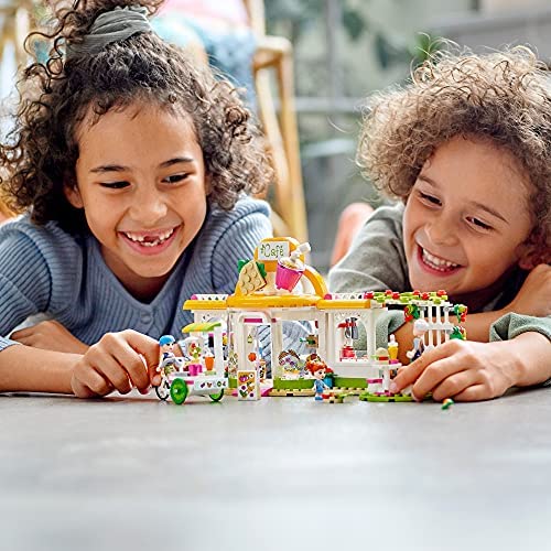 LEGO 41444 Friends Heartlake City Organic Café Toy with Mini Dolls & Accessories, Toys for Kids 6 + Years Old, Eco Education Set - Image 6