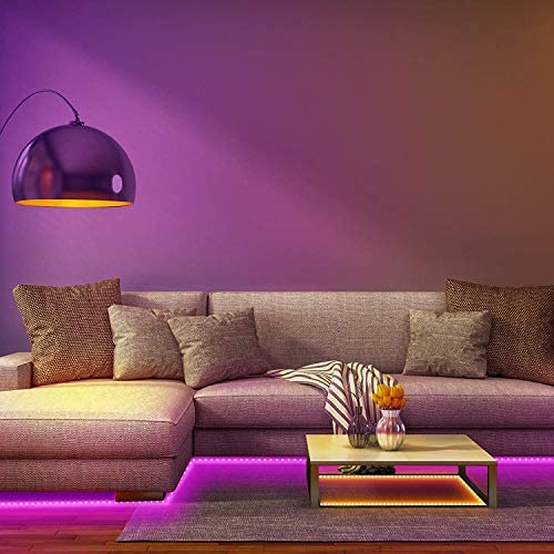LED Strip Lights 10M, Music Sync RGB LED Strip Lighting for Bedroom Color Changing SMD 5050 Rope Strip Lights for Home, Desk, Dorm, Cabinet, TVs, Kitchen, Party(44 Keys Remote+ Mic Control) - Image 9