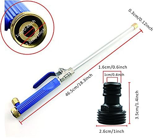 Onerbuy High Pressure Power Washer Wand Garden Hose Spray Nozzle Sprinkler Cleaning Tool for Car Washing, Garden Watering, Window Cleaning - Image 4
